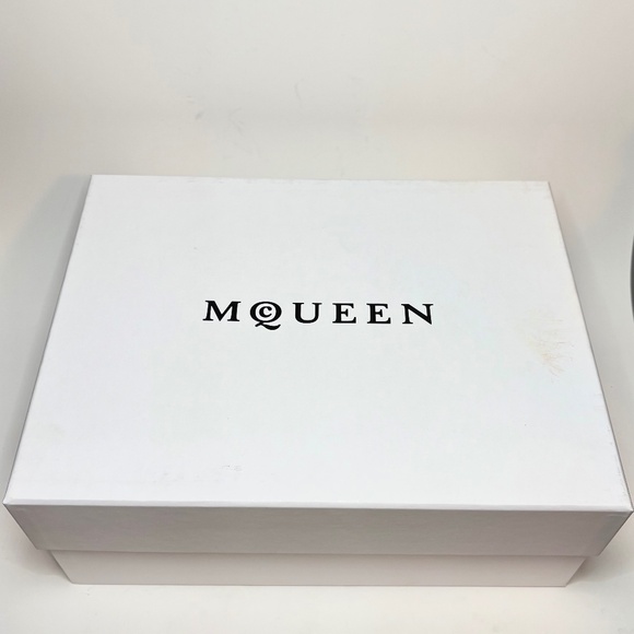 New! MCQUEEN Birdee Slashed Brown Leather Bootie Pumps | 38 - Picture 3 of 14